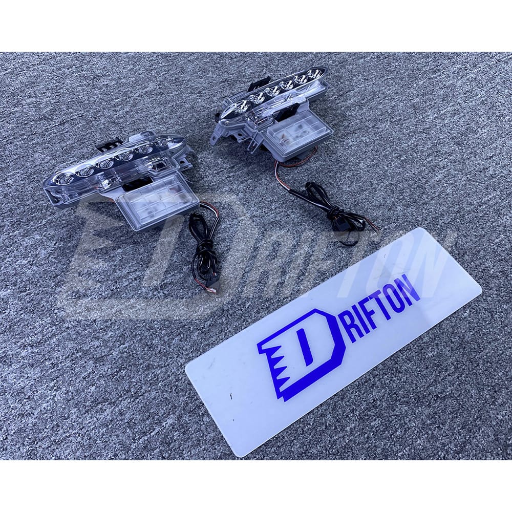 Front Bumper LED DRL Daytime Running Lights For Nissan R35 GTR 2012-2016