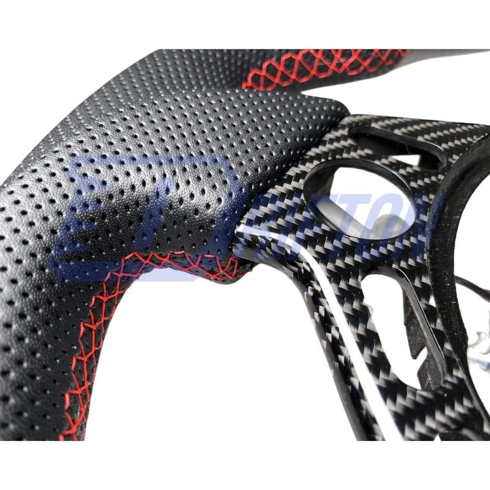 LED Shift Build Carbon Fiber Steering Wheel Customs For NISSAN R35 GTR 2008-2016
