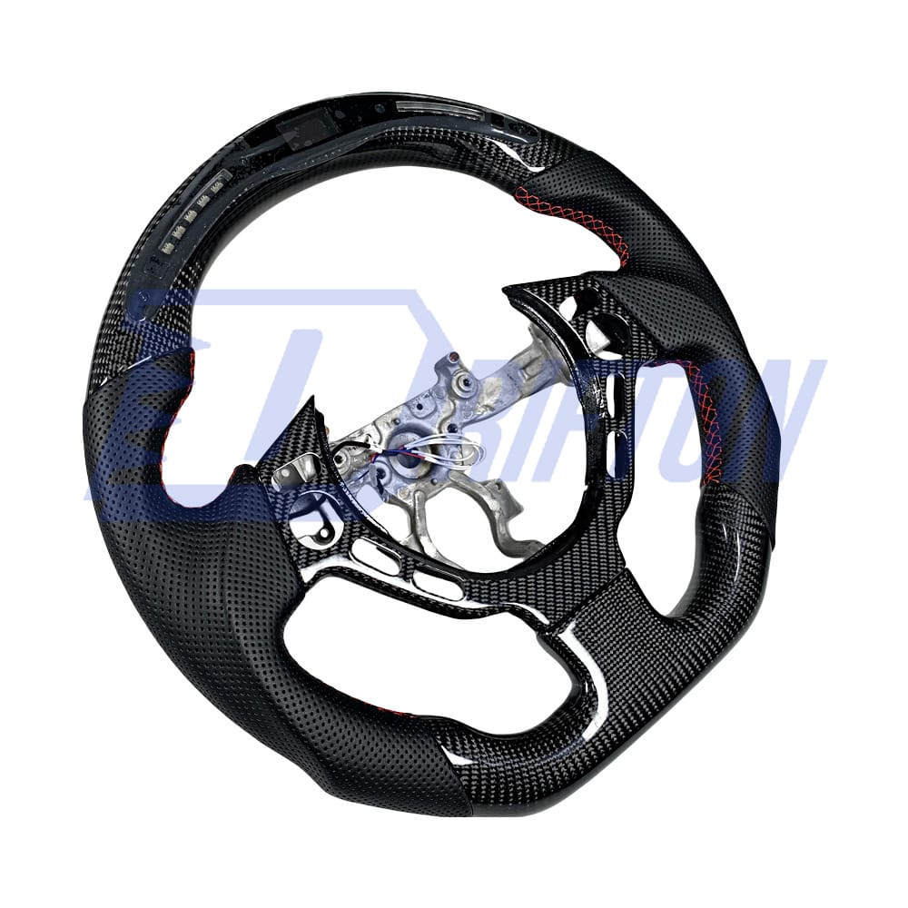 LED Shift Build Carbon Fiber Steering Wheel Customs For NISSAN R35 GTR 2008-2016