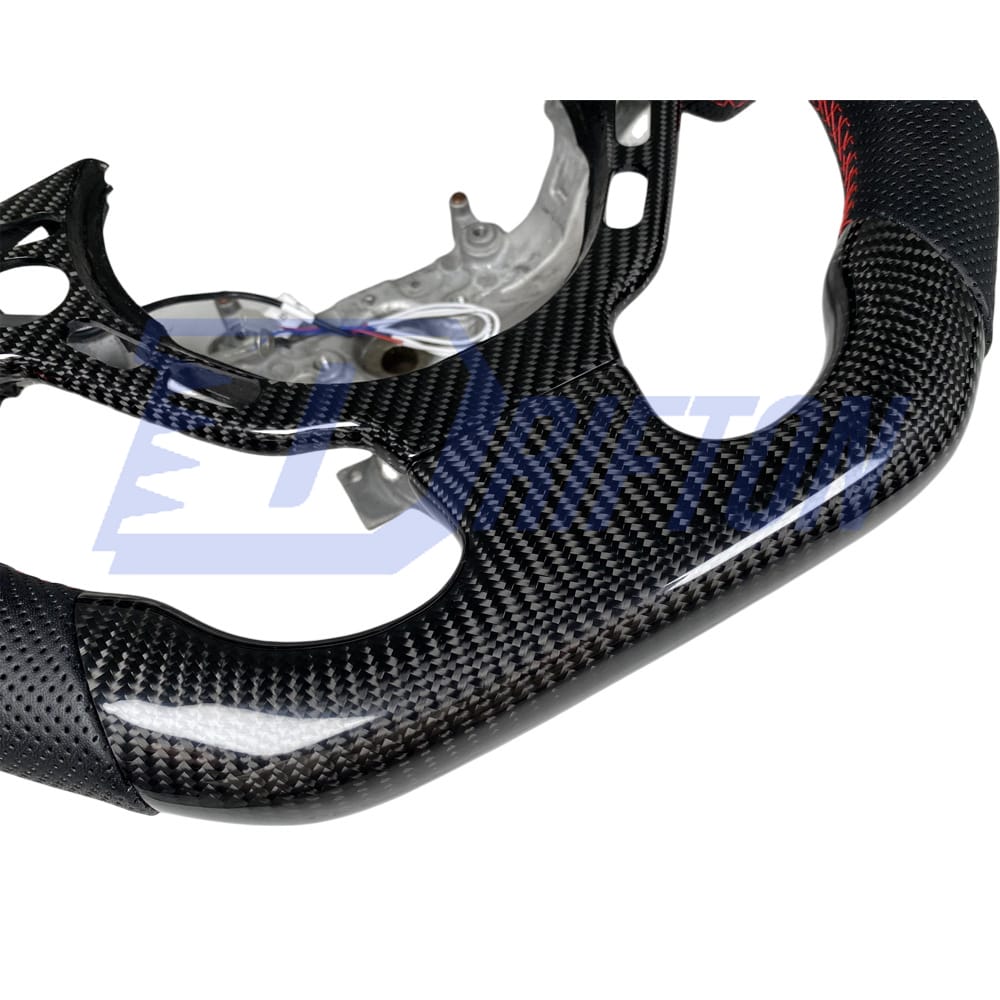 LED Shift Build Carbon Fiber Steering Wheel Customs For NISSAN R35 GTR 2008-2016