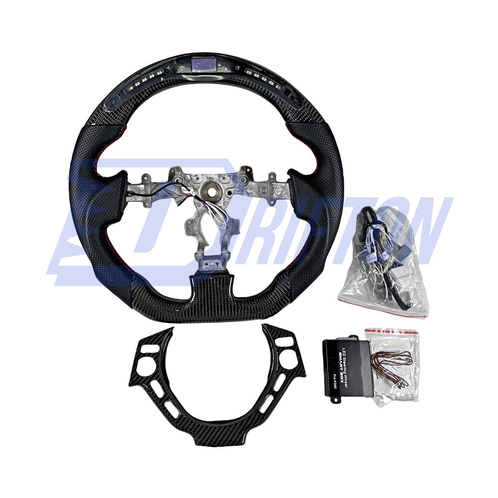 LED Shift Build Carbon Fiber Steering Wheel Customs For NISSAN R35 GTR 2008-2016