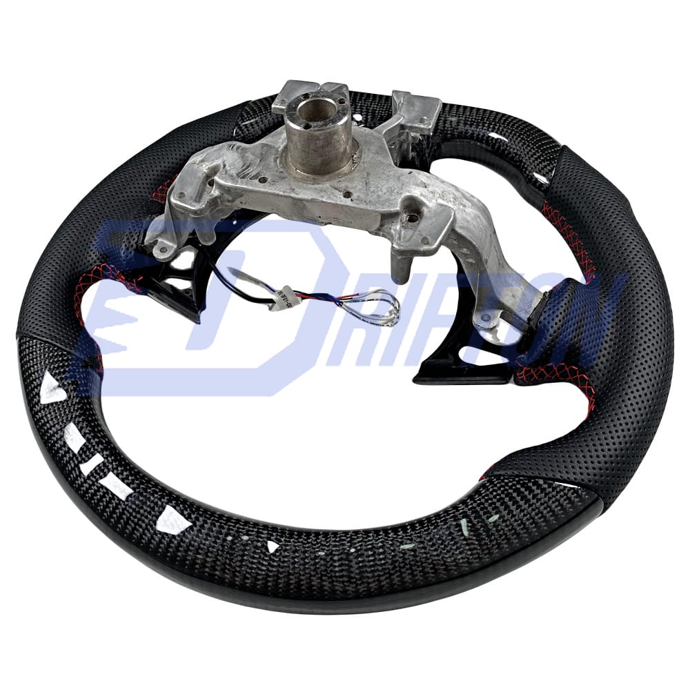 LED Shift Build Carbon Fiber Steering Wheel Customs For NISSAN R35 GTR 2008-2016