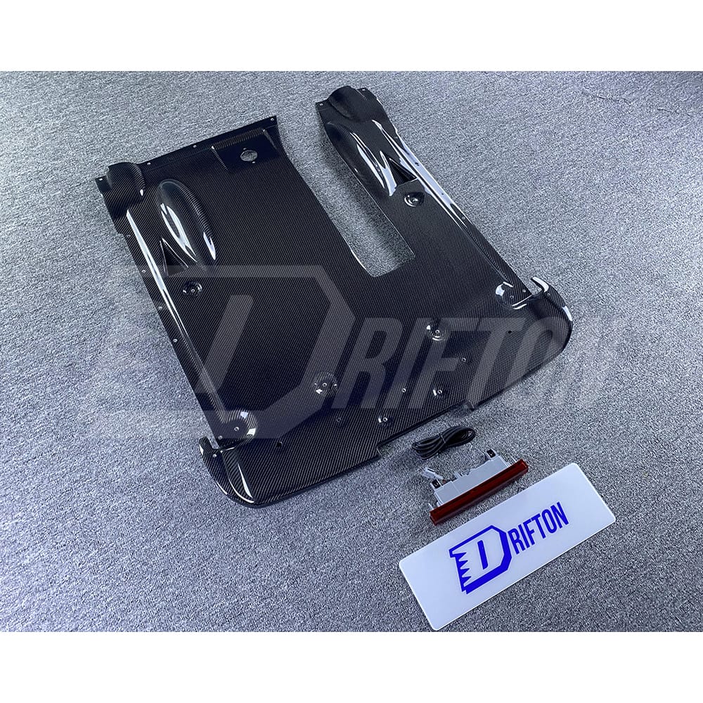 MY12 OEM Style Carbon Fiber Rear Under Diffuser With Brake Light For Nissan R35 GTR 2008-2018