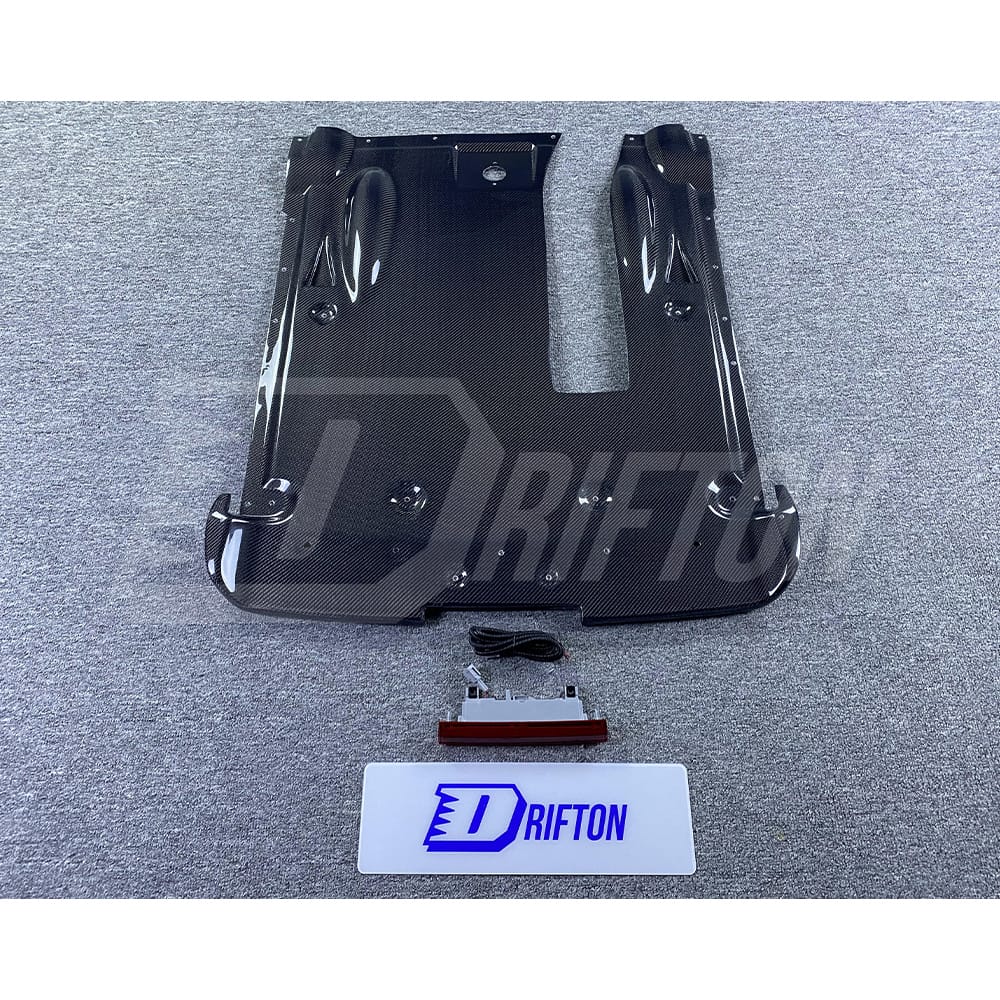 MY12 OEM Style Carbon Fiber Rear Under Diffuser With Brake Light For Nissan R35 GTR 2008-2018