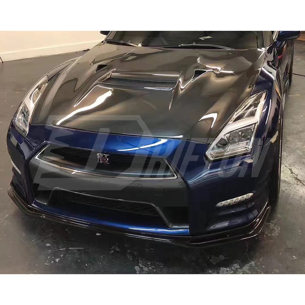 Nismo Style Carbon Fiber Front Lip For Nissan R35 GTR 2012-2016