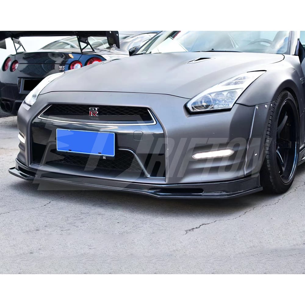 Nismo Style Carbon Fiber Front Lip For Nissan R35 GTR 2012-2016
