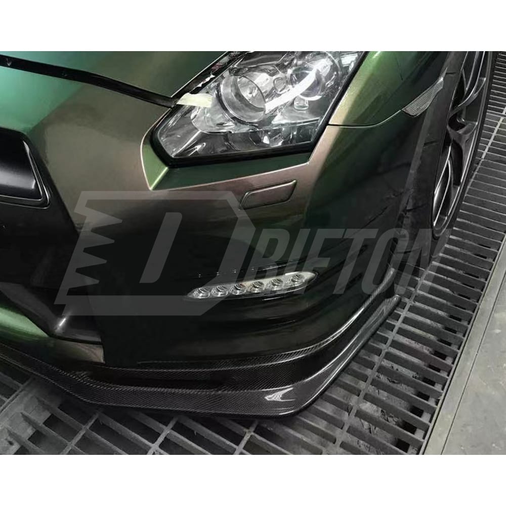 Nismo Style Carbon Fiber Front Lip For Nissan R35 GTR 2012-2016