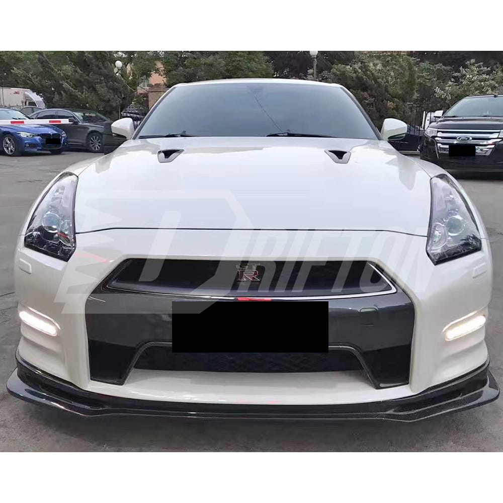 Nismo Style Carbon Fiber Front Lip For Nissan R35 GTR 2012-2016