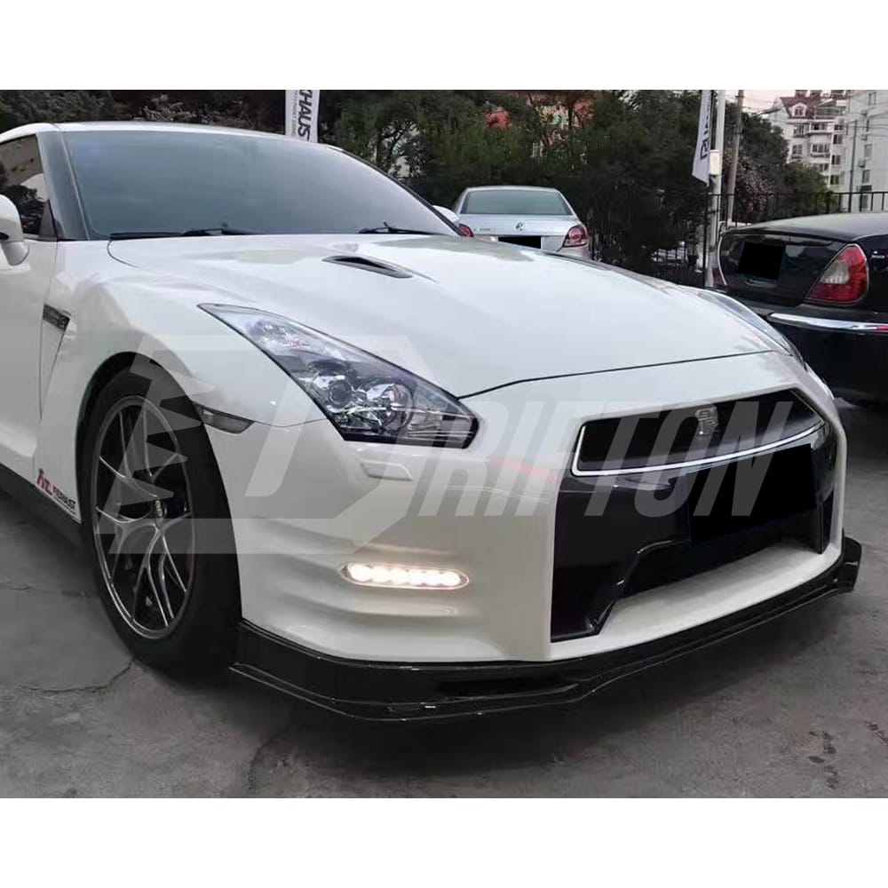Nismo Style Carbon Fiber Front Lip For Nissan R35 GTR 2012-2016
