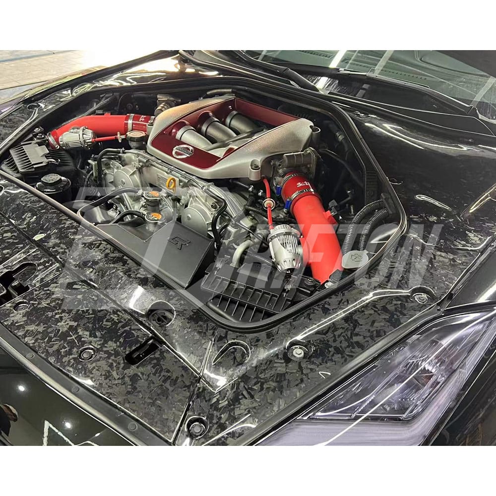  Nordring Challenge Style Forged Carbon Fiber Cooling Bay Dress Up Kit (3pcs) For Nissan R35 GTR 2008-2019