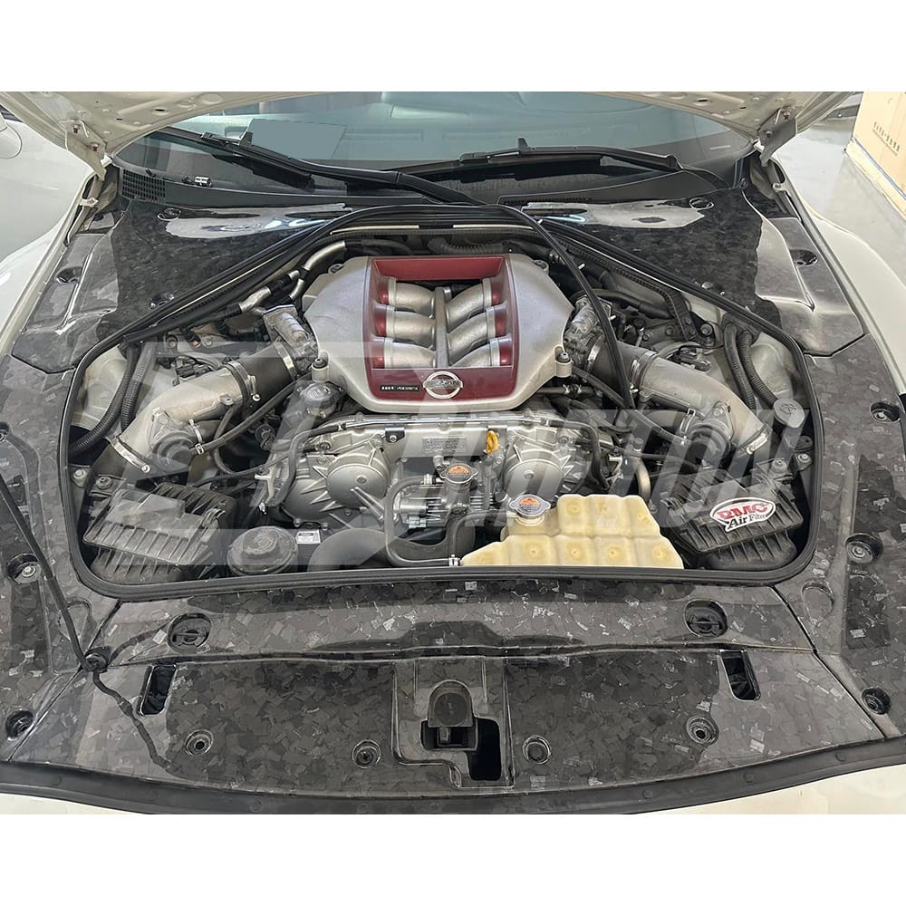  Nordring Challenge Style Forged Carbon Fiber Cooling Bay Dress Up Kit (3pcs) For Nissan R35 GTR 2008-2019