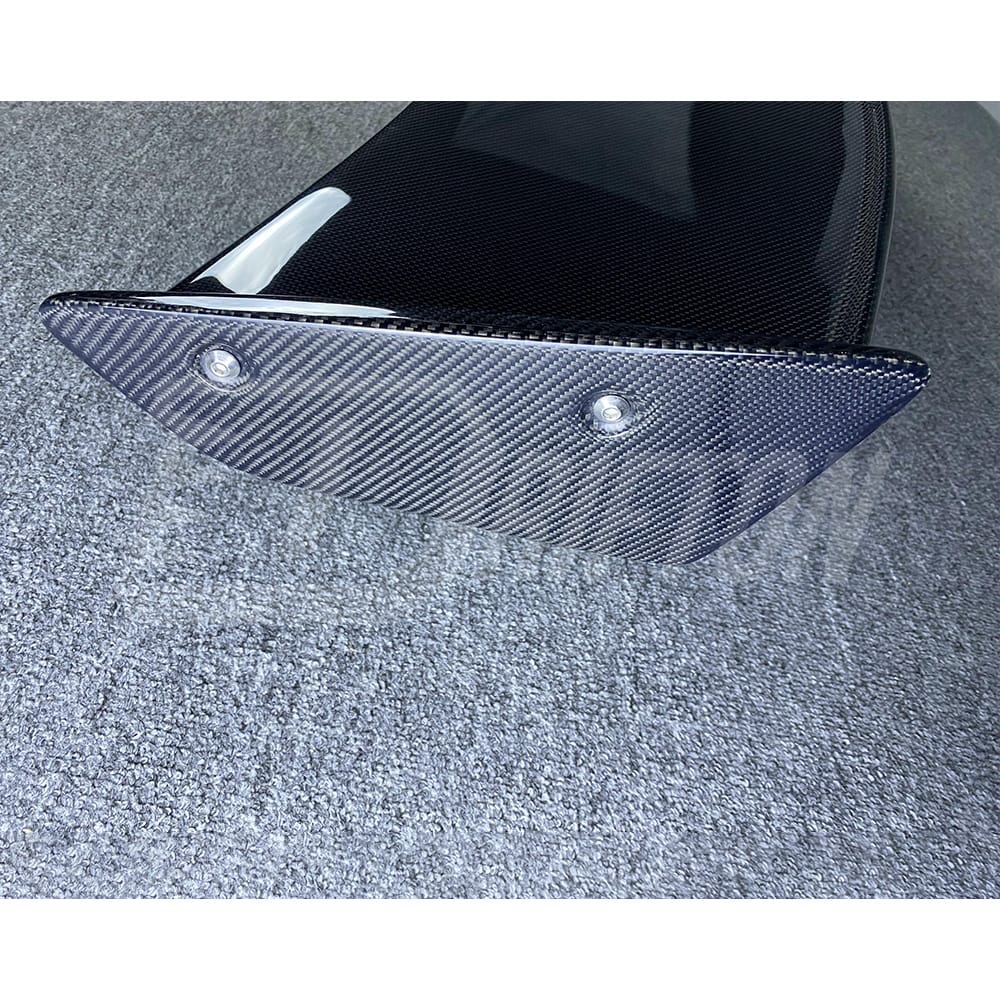 Top Secret High Bracket Style Carbon Fiber Rear Spoiler GT Wing For Nissan R35 GTR 2008-2022