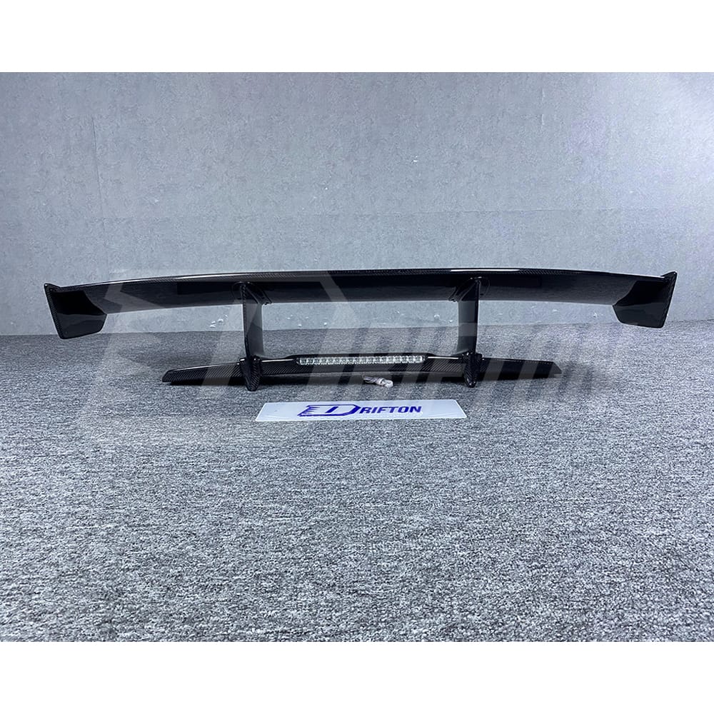 Top Secret High Bracket Style Carbon Fiber Rear Spoiler GT Wing For Nissan R35 GTR 2008-2022