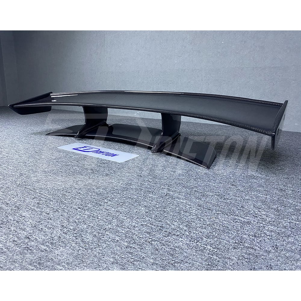 Top Secret High Bracket Style Carbon Fiber Rear Spoiler GT Wing For Nissan R35 GTR 2008-2022