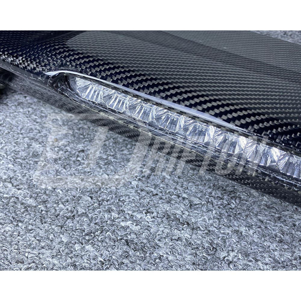 Top Secret High Bracket Style Carbon Fiber Rear Spoiler GT Wing For Nissan R35 GTR 2008-2022