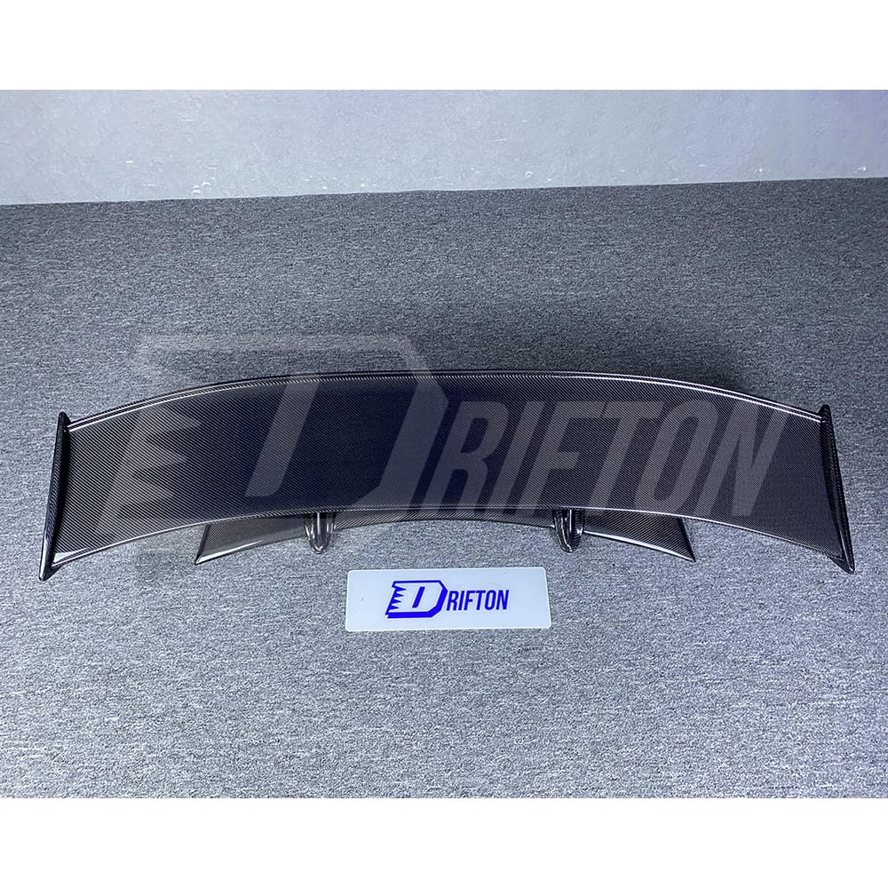 Top Secret High Bracket Style Carbon Fiber Rear Spoiler GT Wing For Nissan R35 GTR 2008-2022