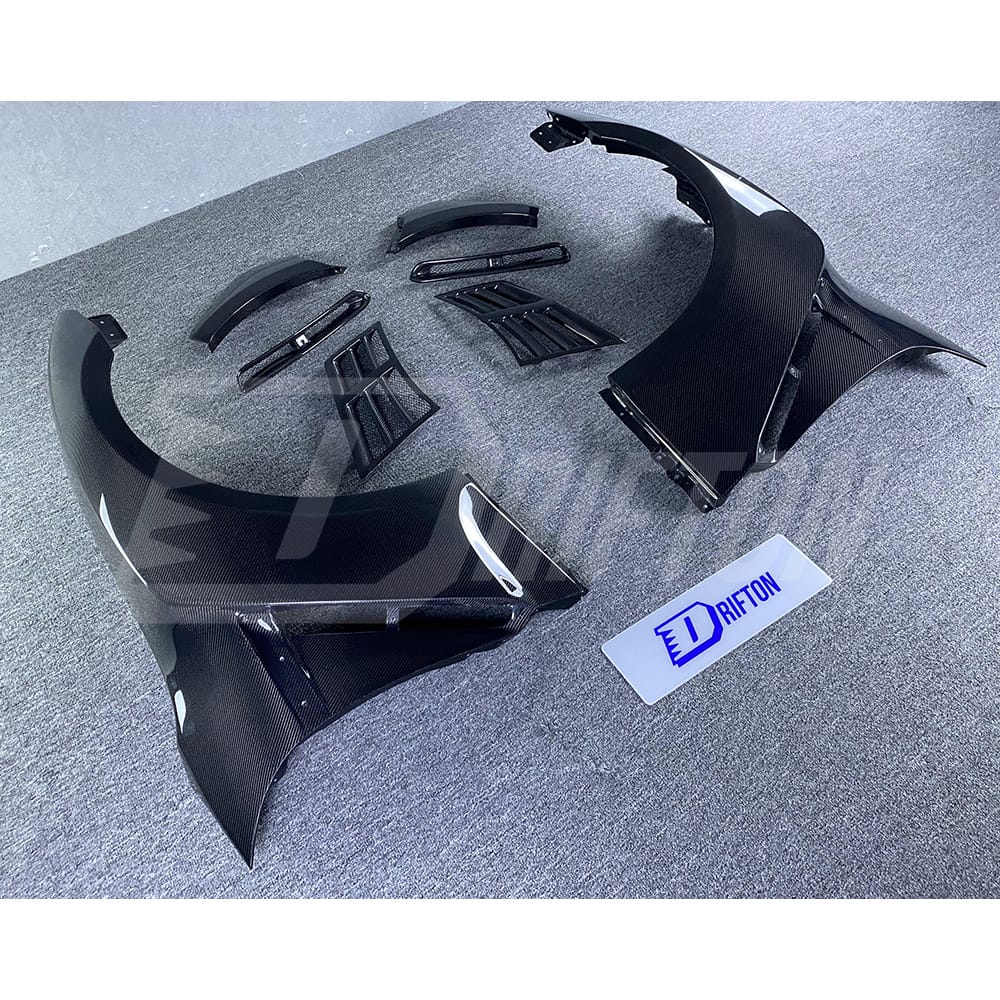 Top Secret Style Carbon Fiber Fender Set For Nissan R35 GTR 2008-2019