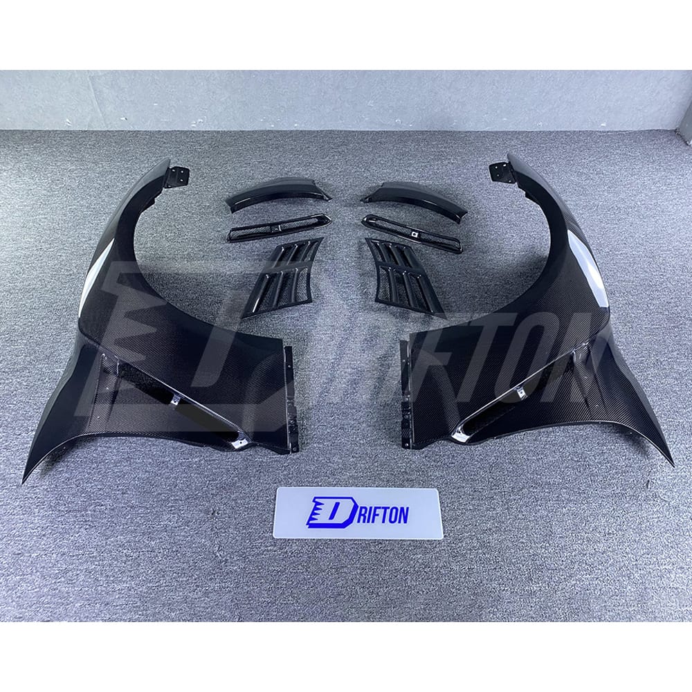 Top Secret Style Carbon Fiber Fender Set For Nissan R35 GTR 2008-2019