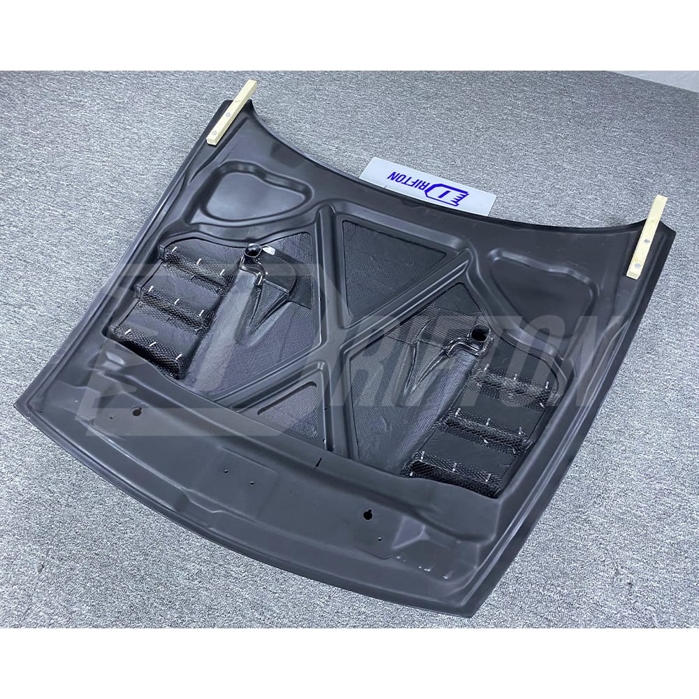 Top Secret Style Carbon Fiber Hood For NIissan 370Z Z34 2008-2019