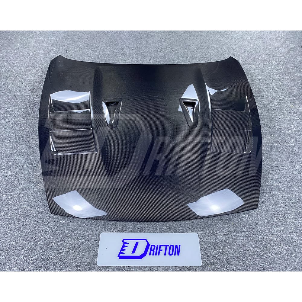 Top Secret Style Carbon Fiber Hood For NIissan 370Z Z34 2008-2019
