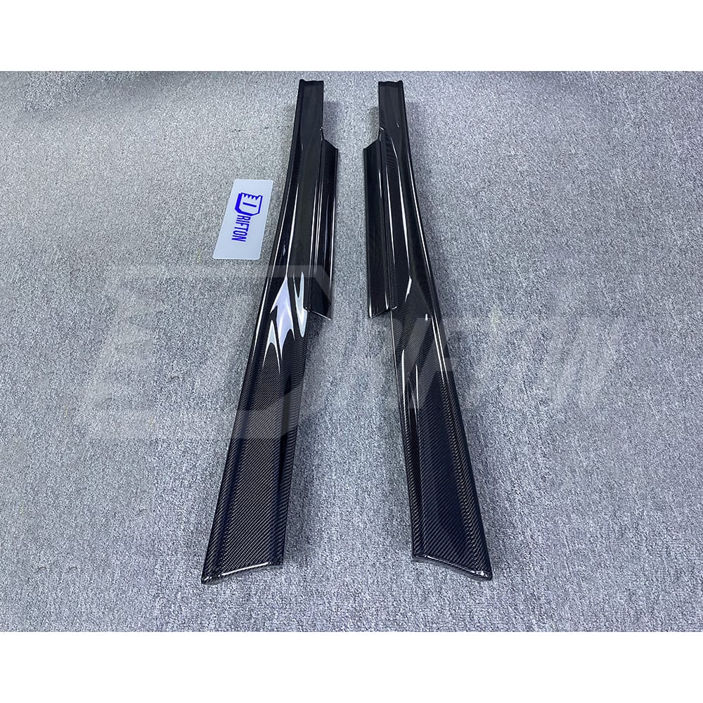 Top Secret Style Carbon Fiber Side Skirt For Nissan R35 GTR 2008-2019