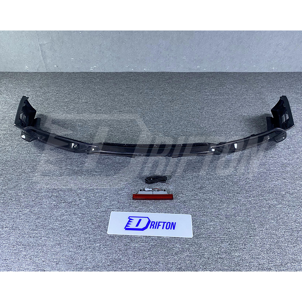 Top Secret V2 Style Carbon Fiber Rear Diffuser Lip For Nissan R35 GTR 2008-2016