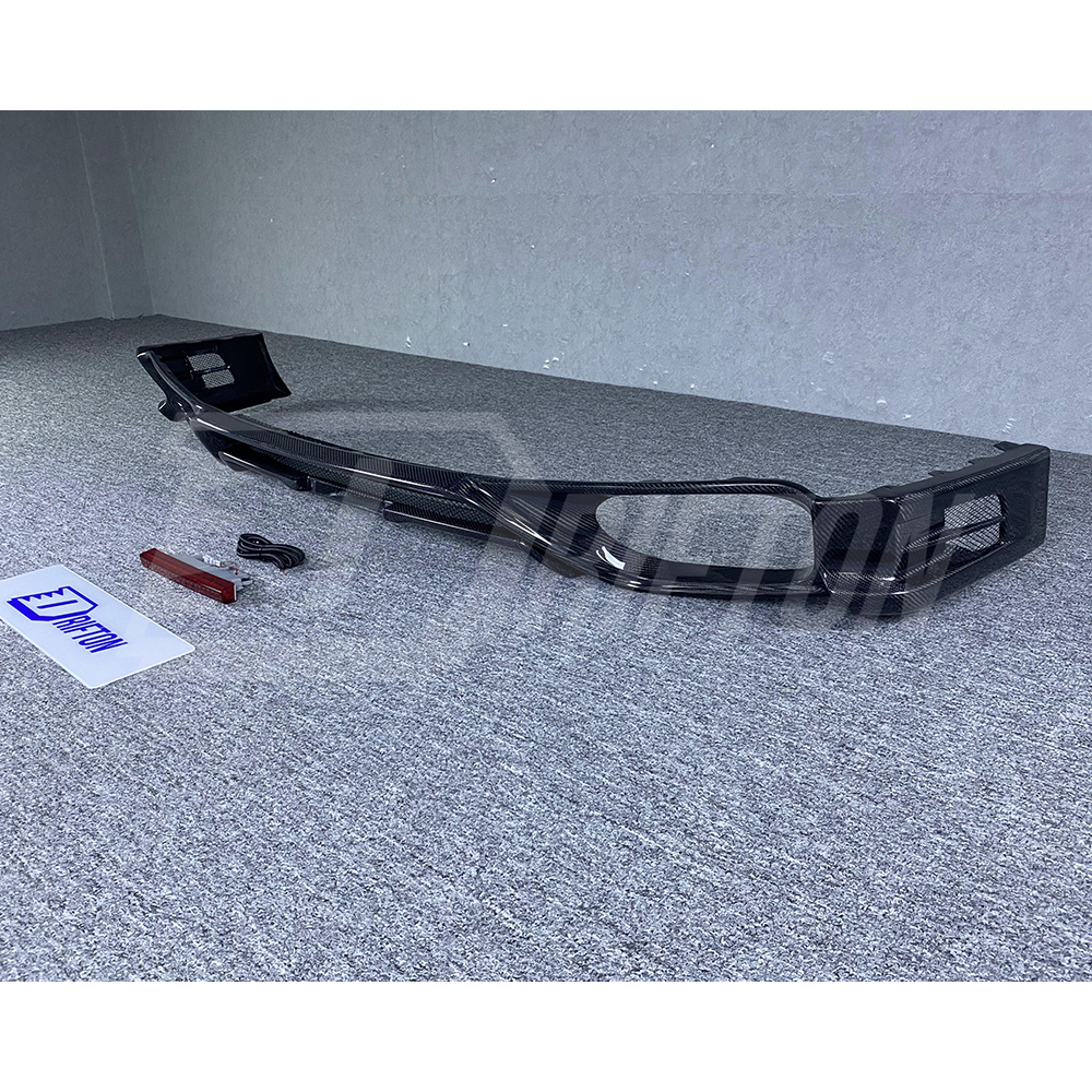 Top Secret V2 Style Carbon Fiber Rear Diffuser Lip For Nissan R35 GTR 2008-2016
