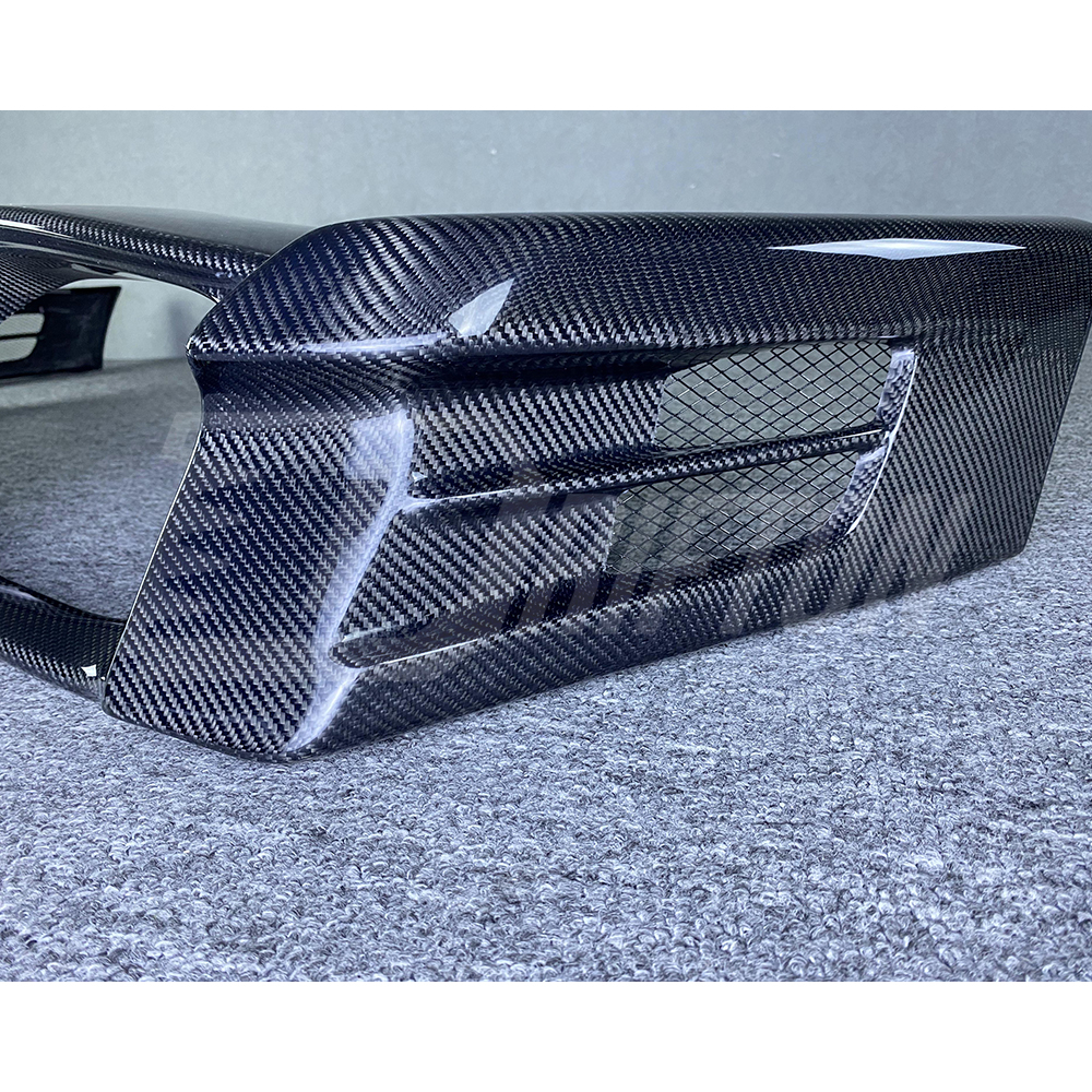 Top Secret V2 Style Carbon Fiber Rear Diffuser Lip For Nissan R35 GTR 2008-2016