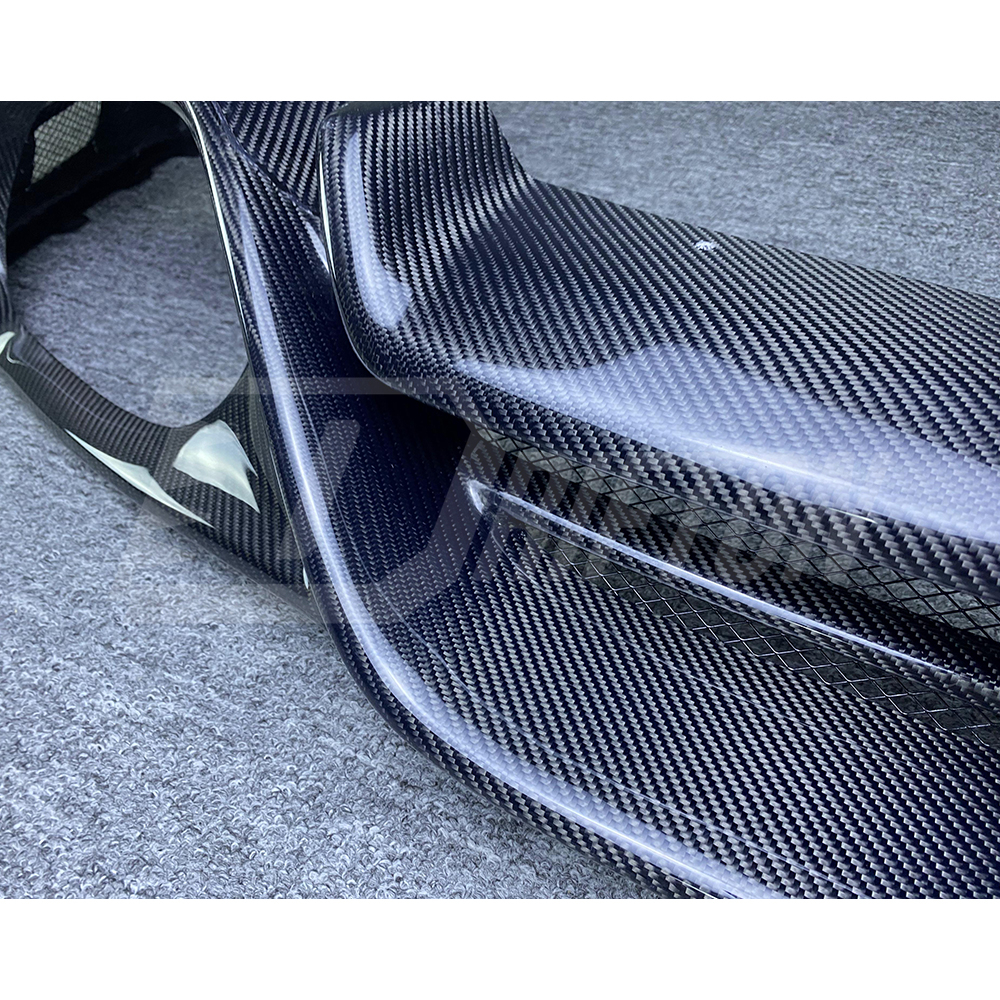 Top Secret V2 Style Carbon Fiber Rear Diffuser Lip For Nissan R35 GTR 2008-2016