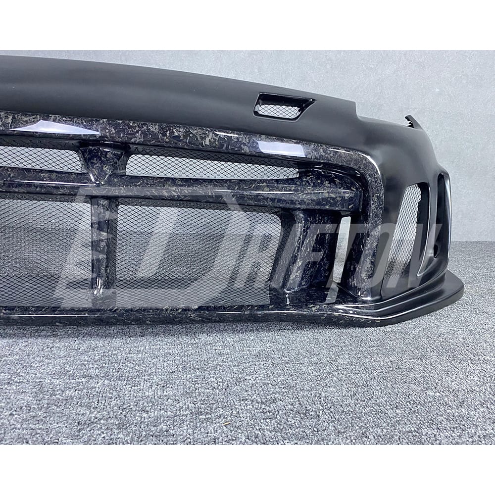 Varis Arising II Style Half Carbon Fiber Front Bumper For NIissan 370Z Z34 2008-2019