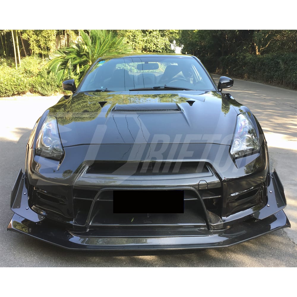 Varis KAMIKAZE R Super Sonic Style Half Carbon Fiber Wide Body Kit For Nissan R35 GTR 2008-2016