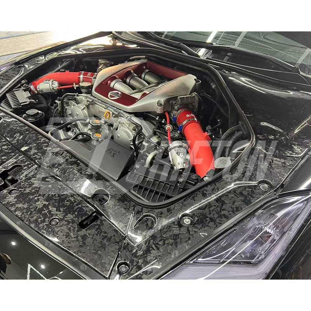 Nordring Challenge Style Forged Carbon Fiber Cooling Bay Dress Up Kit For Nissan R35 GTR 2008-2019