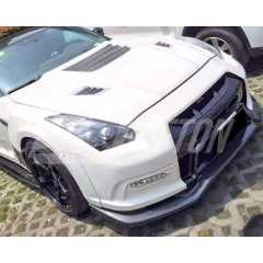 Varis MY13 Style Half Carbon Fiber Front Bumper For Nissan R35 GTR 2008-2016