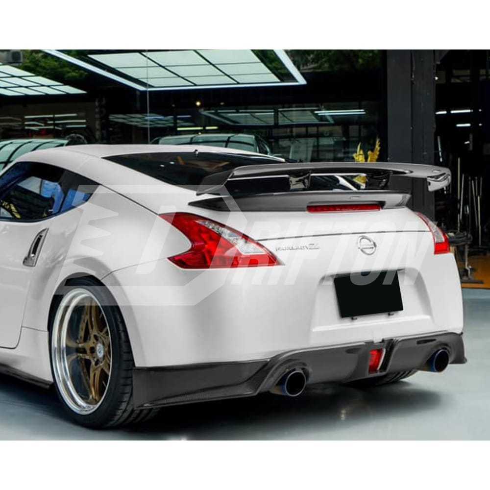 Varis Style Carbon Fiber Rear Diffuser For NIissan 370Z Z34 2008-2019