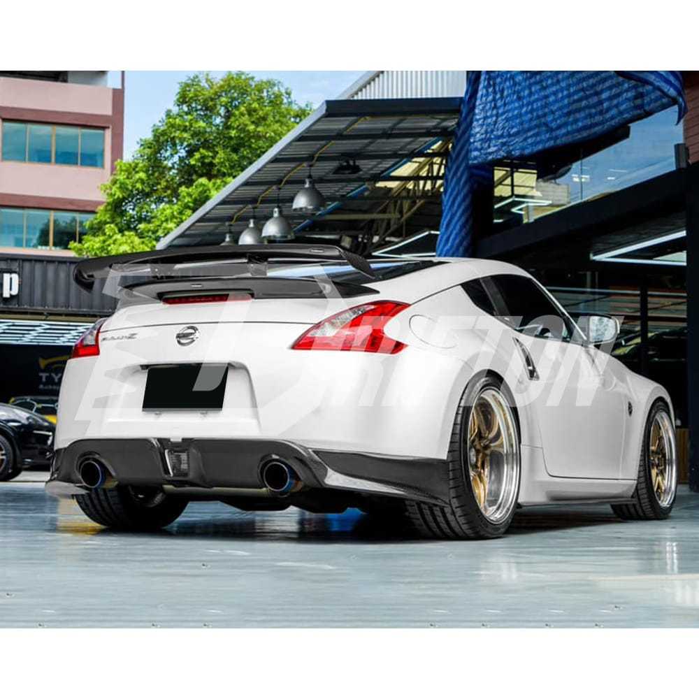 Varis Style Carbon Fiber Rear Diffuser For NIissan 370Z Z34 2008-2019