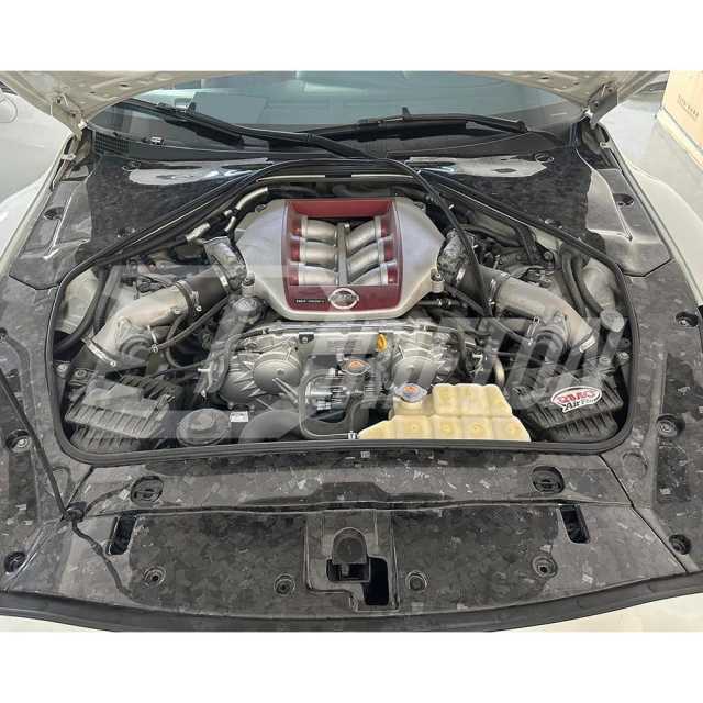 Nordring Challenge Style Forged Carbon Fiber Cooling Bay Dress Up Kit For Nissan R35 GTR 2008-2019