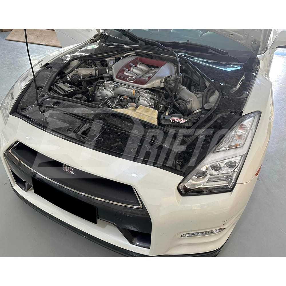 Nordring Challenge Style Forged Carbon Fiber Cooling Bay Dress Up Kit For Nissan R35 GTR 2008-2019