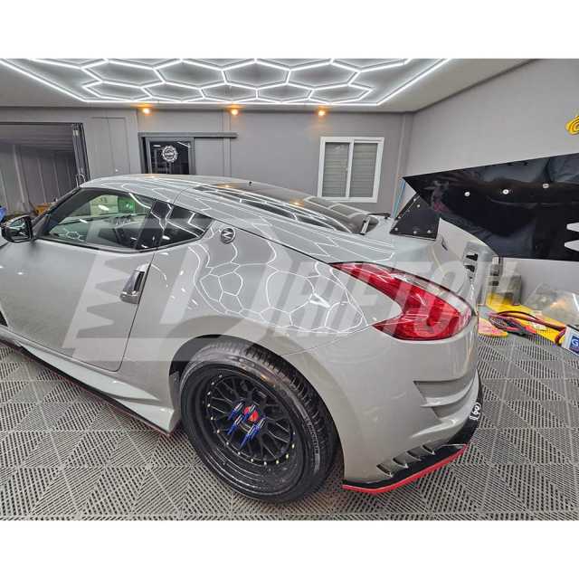 Varis Style Half Carbon Fiber Side Skirt With Underboard For NIissan 370Z Z34 2008-2019