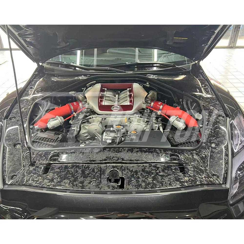 Nordring Challenge Style Forged Carbon Fiber Cooling Bay Dress Up Kit For Nissan R35 GTR 2008-2019