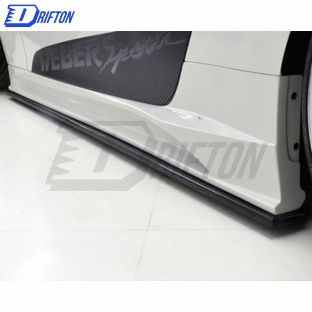 Webersport Zenith Line Style Half Carbon Fiber Side Skirt For Nissan 370Z Z34 2008-2019