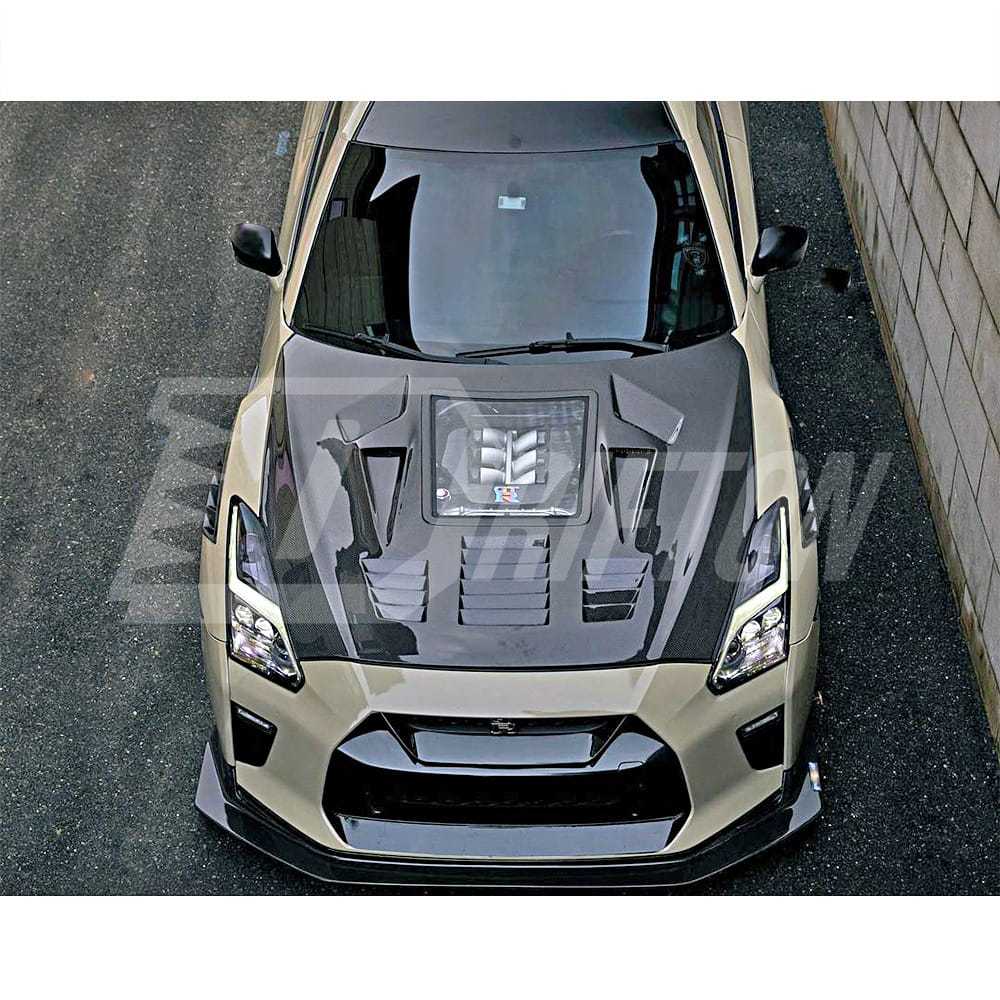 CMST V2 Carbon Fiber Hood For Nissan R35 GTR 2017-2022