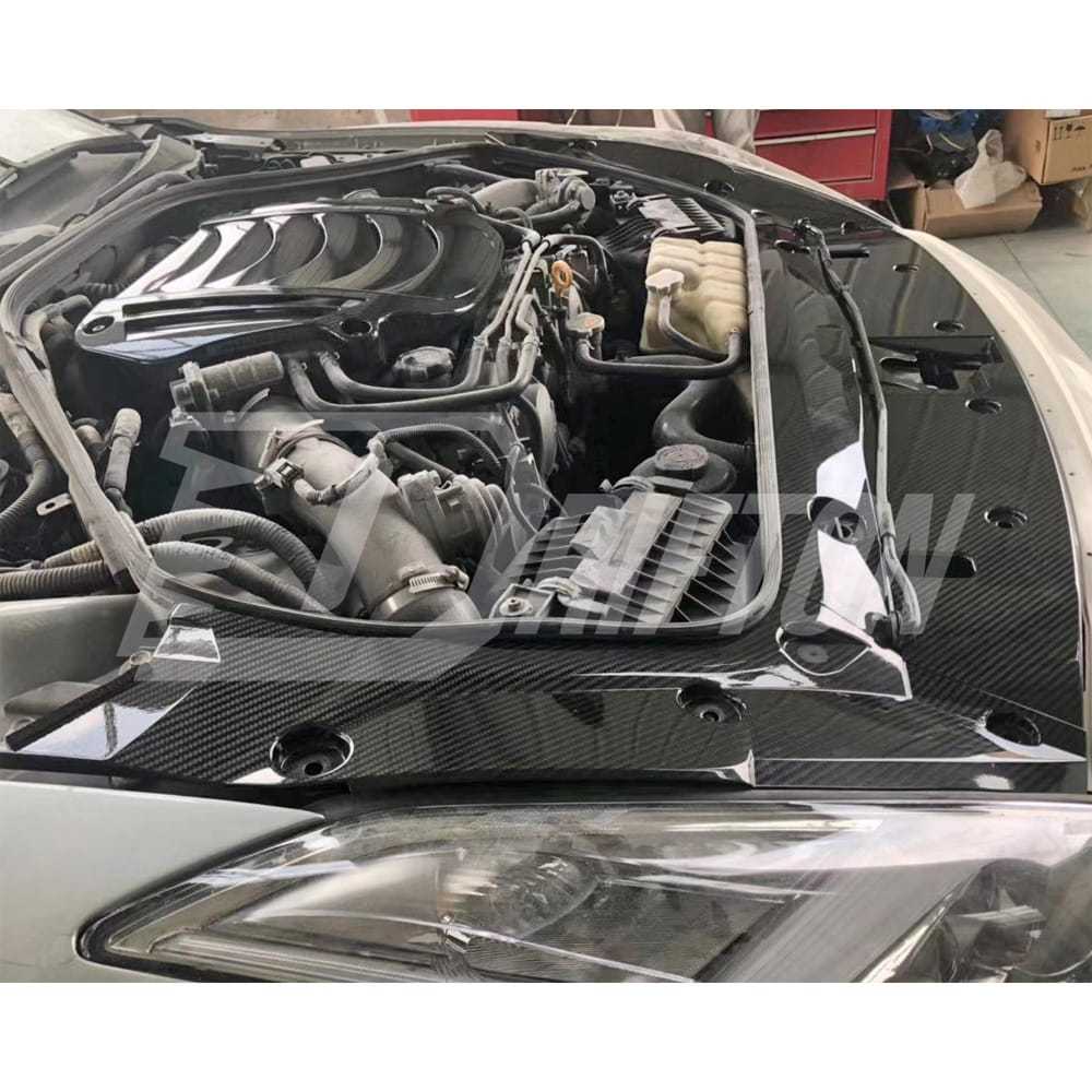 Carbon Fiber Cooling Plate & Battery Cover Engine Bay Panels For Nissan R35 GTR 2008-2016