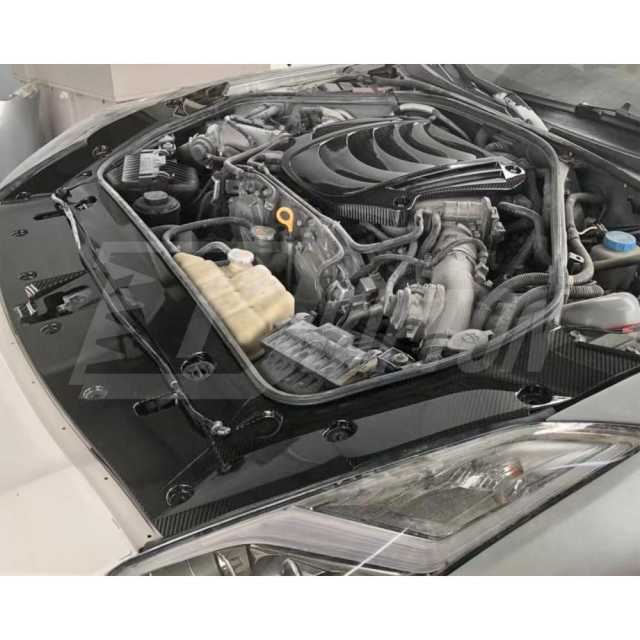 Carbon Fiber Cooling Plate & Battery Cover Engine Bay Panels For Nissan R35 GTR 2008-2016