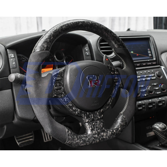 Customize Forged Carbon Fiber Steering Wheel Customs For Nisaan R35 GTR 2008-2016