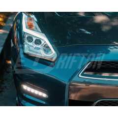 Front Bumper LED DRL Daytime Running Lights For Nissan R35 GTR 2012-2016