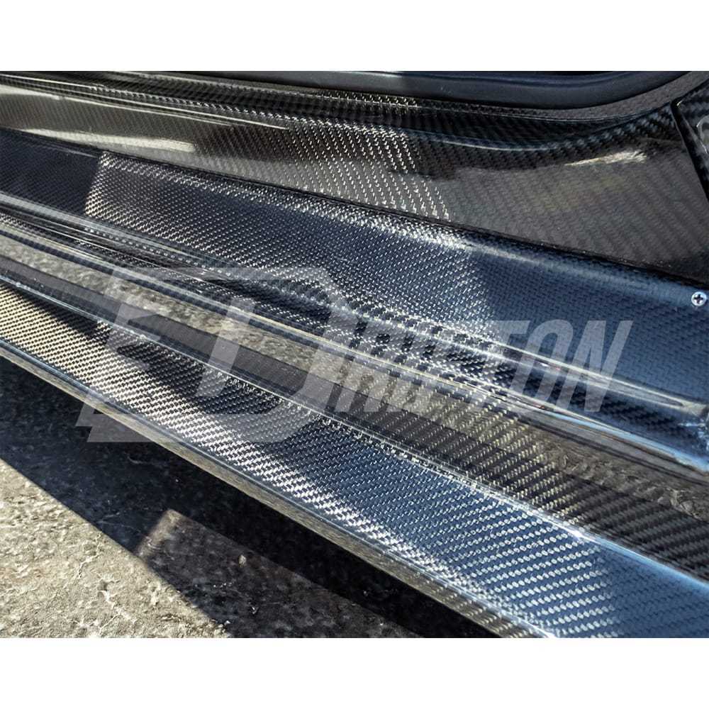 JDM Style Carbon Fiber Door Sill For Nissan R35 GTR 2008-2019
