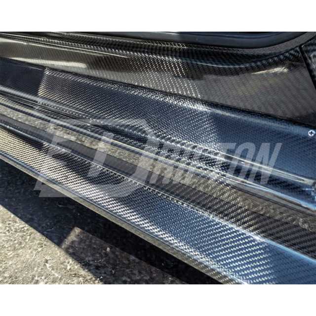JDM Style Carbon Fiber Door Sill For Nissan R35 GTR 2008-2019