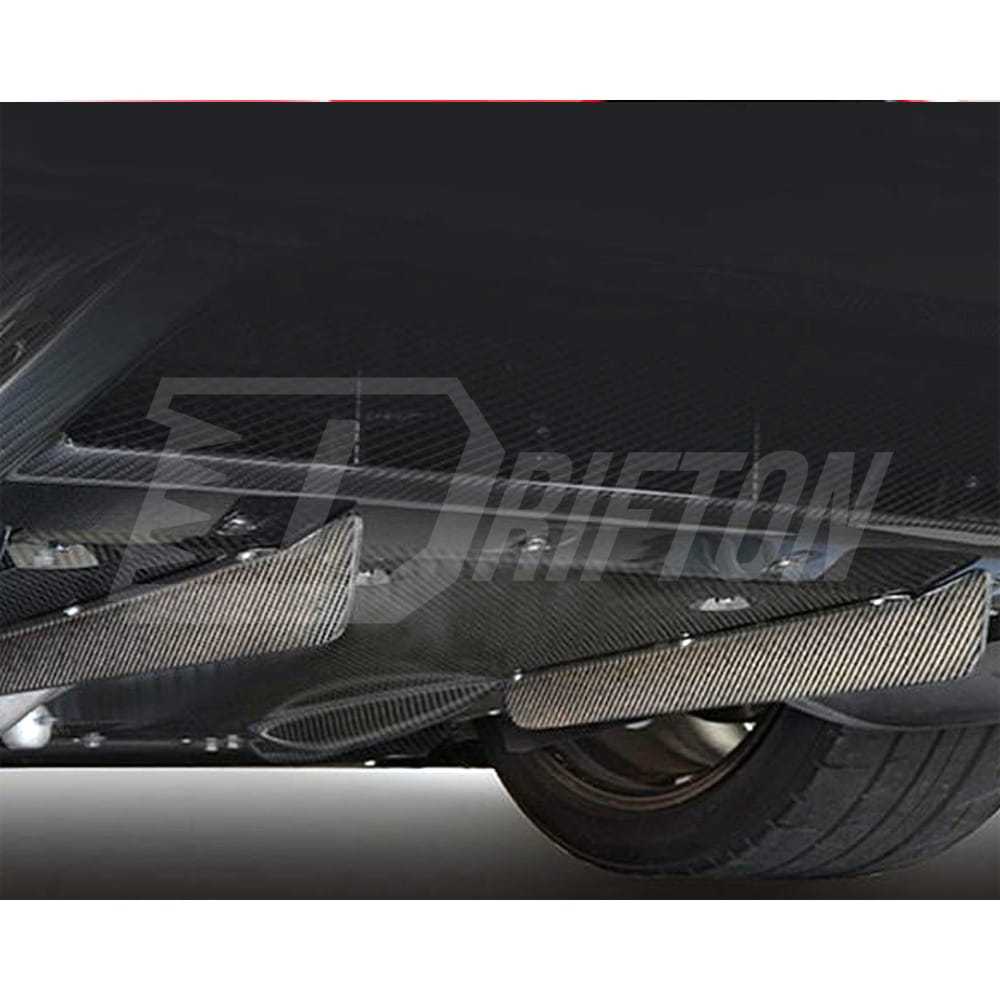 Jun Style Carbon Fiber Rear Diffuser Blade Fin For Nissan R35 GTR 2008-2019