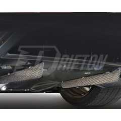 Jun Style Carbon Fiber Rear Diffuser Blade Fin For Nissan R35 GTR 2008-2019