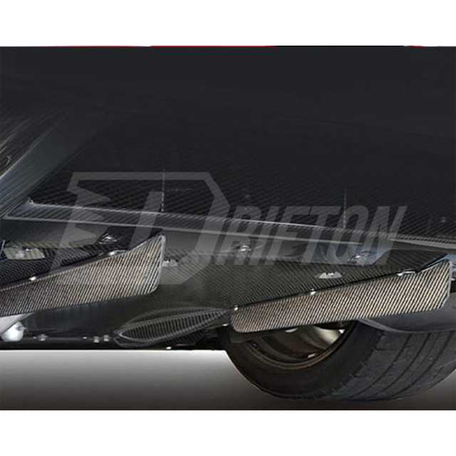 Jun Style Carbon Fiber Rear Diffuser Blade Fin For Nissan R35 GTR 2008-2019